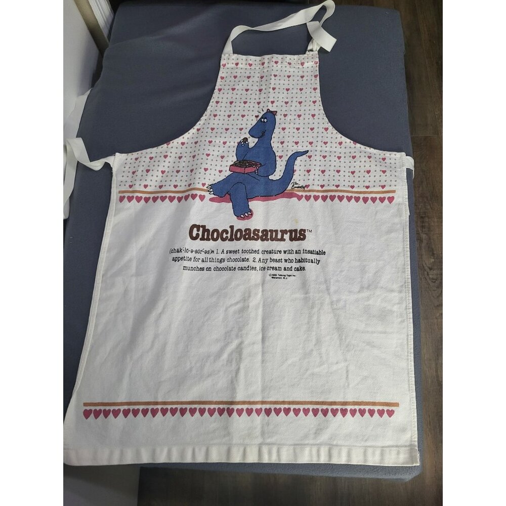 Chocloasaurus VTG1986 Apron Cliff Galbraith Country Classics Novelty Funny Chef